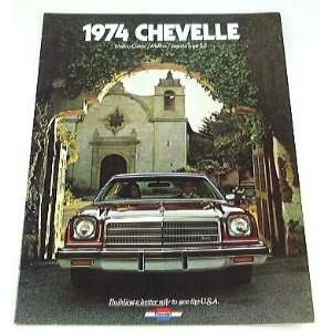  1974 74 Chevrolet Chevy CHEVELLE BROCHURE Malibu Laguna 