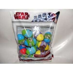  Star Wars 16 Candy Filled Eggs Toys & Games