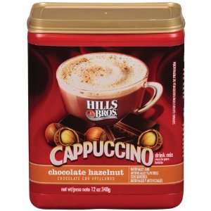 Hills Bros. Coffee, Chocolate Hazelnut Cappuccino, 12.0 Ounce  