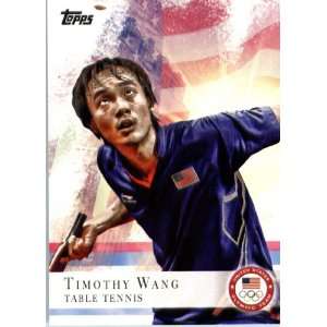  2012 Topps US Olympic Team #8 Timothy Wang Table Tennis 