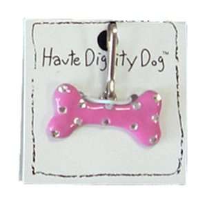  Dog Tags   Bone Dog Tag by Haute Diggity Dog   Pink with 