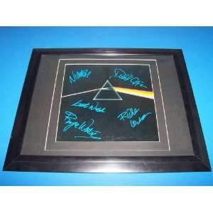    pink floyd autographed dark side of the moon 