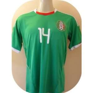  MEXICO # 14 CHICHARITO HOME SOCCER JERSEY XL .NEW Sports 