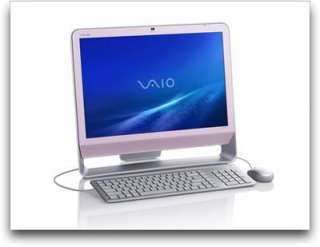 Sony VAIO VGC JS130J/P 20.1 Inch All in one PC (2.5 GHz Intel Pentium Dual Core E5200 Processor, 4 GB RAM, 500 GB Hard Drive, Vista Premium) Pink