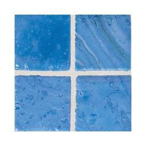  Daltile Sonterra Medium Blue Opalized 1 x 1 Glass Mosaic 