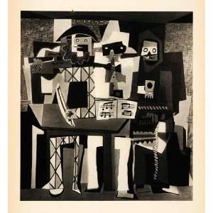  1939 Photogravure Pablo Picasso Three Musiciens Musicians 