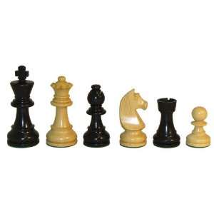  Worldwise Imports Black German Chessmen with 3.5and#039 
