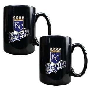  Kansas City Royals 2 Piece Matching MLB Ceramic Coffee Mug 