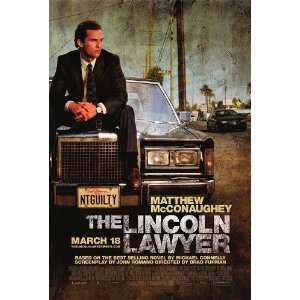 Lincoln Lawyer 27 X 40 Original Theatrical Movie Poster