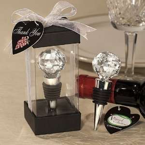   crystal ball design wine stoppers (Set of 32) 