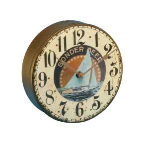  Quality Time Sonder Beer 10 Vintage Image Wall Clock 