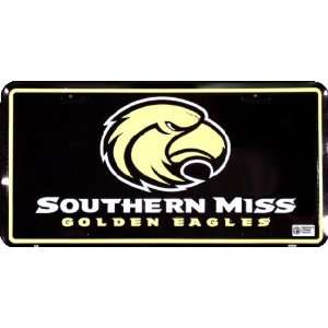  So Miss Golden Eagles embossed metal auto tag Automotive