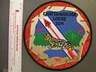 204 Chattahoochee Lodge OA Chenille Jacket Patch Red Bd  