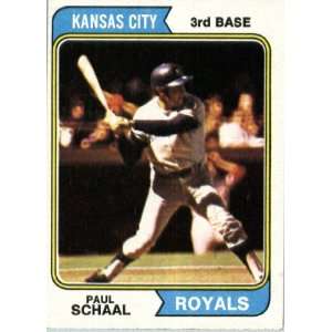  1974 Topps #514 Paul Schaal Kansas City Royals Baseball 