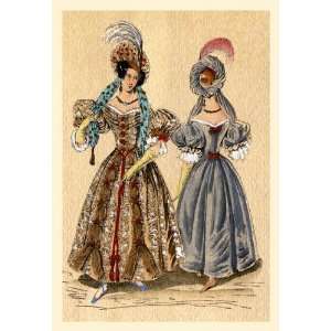 Exclusive By Buyenlarge Ladies with Feathered Hats 20x30 poster 