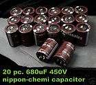 10 pc 150uF 450V nippon chemi capacitor TUBE AMP CAP  