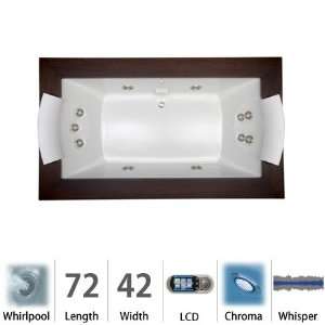   Bathtub with 14 Jets, LCD Controls, Chromatherapy, Heater, Center