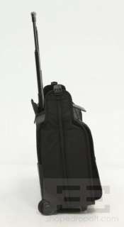 Tumi Black Nylon Zip Around Travel Rolling Suitcase  