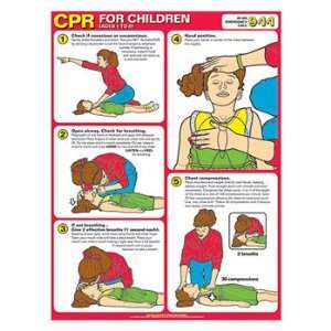  CPR for Children 18 X 24 Laminated Poster   2011