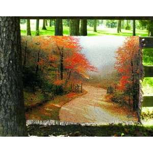  Autumn Lane Tapestry Throw