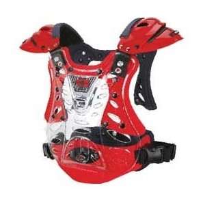  EVS Flux Roost Deflector Adult Red Red/Clear One size fits 