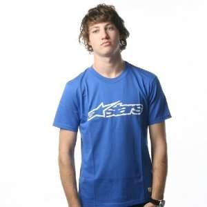  Alpinestars Blaze T Shirt , Color Blue, Size Sm 
