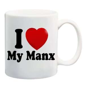LOVE MY MANX Mug Coffee Cup 11 oz ~ Cat Breed