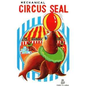 Exclusive By Buyenlarge Mechanical Circus Seal 20x30 poster  