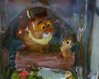 Disneys Tiny Kingdom Bambi Chipmunk & Friend Owl NIB  