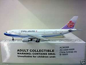 AeroClassics 1400 CHINA AIRLINES A300 600R B 18503  