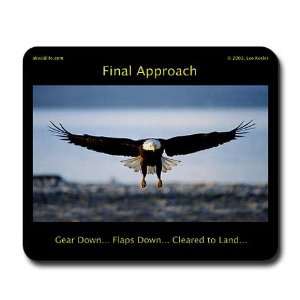 Final Approach Funny Mousepad by 