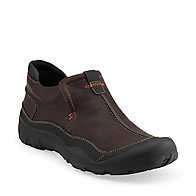 CLARKS Mens Magelan Casual Slip On Waterproof Shoes Brown Leather 