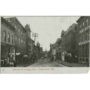   , 1908  Baltimore Street looking west ca. 1908