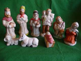 Christmas Decoration Fine Porcelain Nativity Set 9 pc. Baby Jesus 