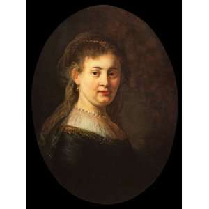  Rembrandt Painting Poster Print   Portrait of Saskia with 