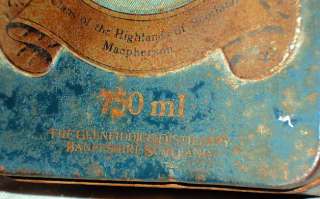 GLENFIDDICH VINTAGE Original TIN SCOTCH WHISKY BOX Ver  