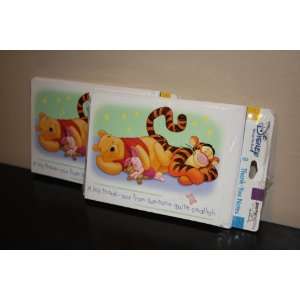  Disney Winnie the Pooh Tiger and Piglet Thank You Cards 