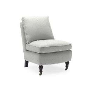  Williams Sonoma Home Kate Slipper Chair, Faux Ostrich 