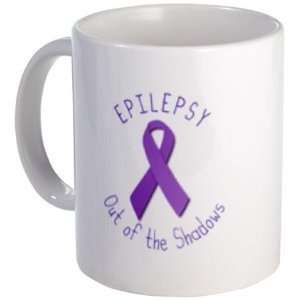 Creative Clam Purple Ribbon Epilepsy Out Of The Shadows 11oz Ceramic 