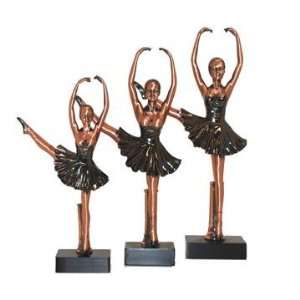  12 inch Bronze Color Classical Ballet Dancer Figurine 