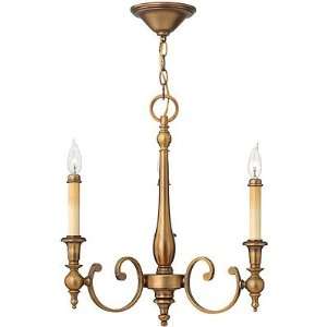  Vintage Lighting. Yorktown 3 Light Chandelier In Brushed 