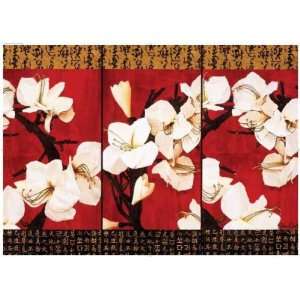 Asian Amaryllis I by Gabriel Scott. size 38 inches width by 27 inches 