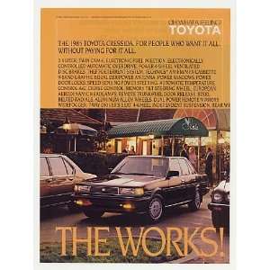  1985 Toyota Cressida For People Who Want It All Print Ad 