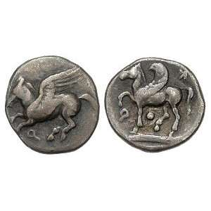  Corinth, Greece, c. 431   338 B.C.; Silver Diobol Toys 