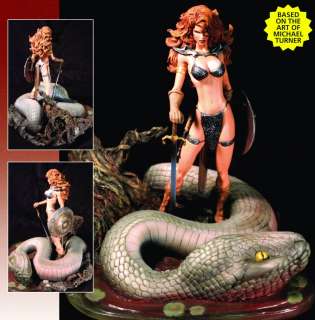 RED SONJA MICHAEL TURNER STATUE RESIZED EDITION NEW  