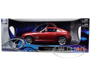   car of Chrysler Crossfire Metallic Red die cast model car by Maisto