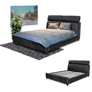   Bed with Click Clack Adjustable Headrests by Diamond Sofa Furniture