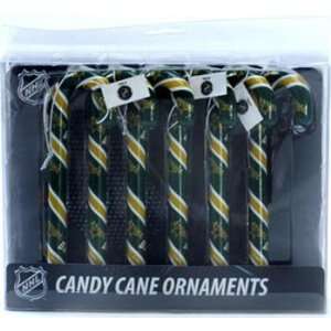  Dallas Stars NHL Candy Cane Ornament Set of 6 Sports 