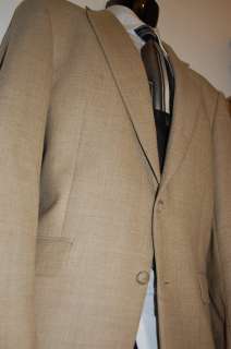 NR Burberrys Cheap Men Wool Jacket Suit 40R Golden Cream  