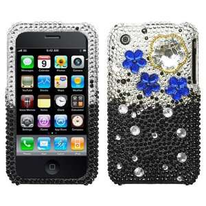 Cloudy Night Diamante Phone Protector Cover for Apple iPhone 3G, Apple 